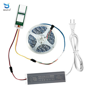 Interrupteur tactile à double bouton RGB <span class=keywords><strong>DC</strong></span> 12V 5A 60W, variateur de lumière LED pour salle de bain, interrupteur tactile intelligent avec capteur lumineux - Product Image 3