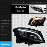 Phares LED modifiés pour Mercedes-Benz GLA 2015-2019, phares LED DRL, clignotants, feux de route, 12V