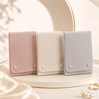 Pochette à bijoux en microfibre de haute qualité, douce et protectrice, avec logo personnalisé, sac cadeau pour collier, boucles d'oreilles, bague, bracelet