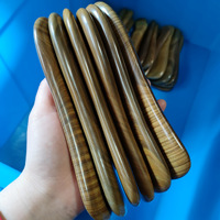 Peigne à cheveux en bois de santal de luxe fait main, fournitures pour hôtels et maisons d'hôtes, avec poignée, antistatique, écologique, peigne en bois tendance