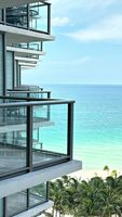 Système de balustrade moderne en verre trempé en alliage d'aluminium et acier inoxydable pour balcon, terrasse, jardin, villa – Modulaire et facile à installer