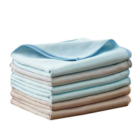 Chiffon de Nettoyage Carré en Microfibre 60g, Séchage Rapide, Écologique, Antimicrobien, pour Verre et Cuisine, Absorbant et Anti-Traces - Vente en Gros Usine
