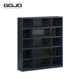 Nội thất văn phòng mô-đun tập tin Tủ ánh sáng sang trọng Chủ Tịch văn phòng nền Tủ sách bằng gỗ khí quyển - Product Image 6