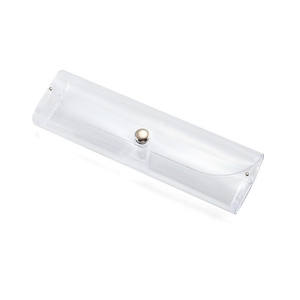 Estuche transparente de Pvc para gafas de lectura, caja rectangular de almacenamiento de gafas ligera de 3-5,9 pulgadas, Color sólido, verano 2024 - Product Image 2