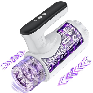 Godet Masturbateur Automatique pour Homme avec Poignée, Effet <span class=keywords><strong>de</strong></span> Succion, Godet <span class=keywords><strong>de</strong></span> Poche Réaliste, Stroker Puissant, Jouets Sexuels pour Hommes - Product Image 6