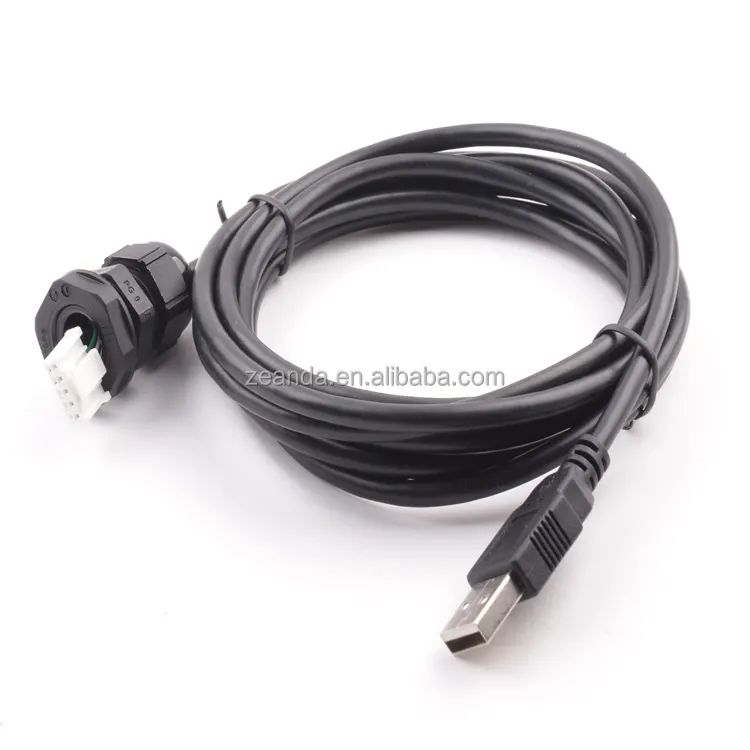High quality Usb AM Male to Custom Wire Harness Cord Waterproof Cable for Connectors Cable