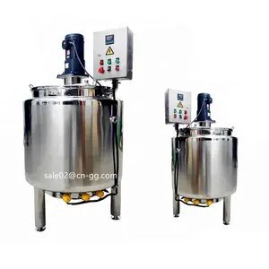electric heating lubricant grease mixing making machine with agitator