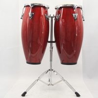Wholesale Good Price MEJUNTONG COC700RW Classic Double Congas Wooden Musical Percussion Instrument with Stand Ergonomic Design