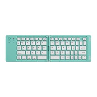 Clavier sans fil ultra-fin mini double pliable pour smartphone, tablette, PC, iOS, Android, Windows, Mac, portable et léger