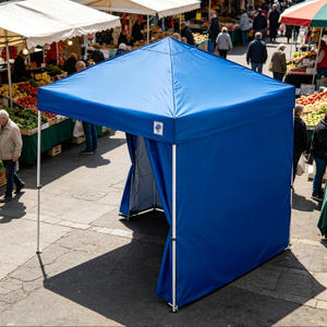 Tente pliante professionnelle 3x3m, tissu imperméable 600D haute résistance avec logo personnalisé pour événements en plein air - Product Image 4