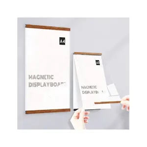 A4 Brief Size Magnetische Zelfklevende Acryl Business Poster Foto Foto Certificaat Document Display Frame Teken Houder Frame