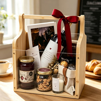Boîte cadeau personnalisable en pin poli fait main – Forme et taille sur mesure pour cadeaux d'occasion (Mariage/Naissance/Anniversaire)