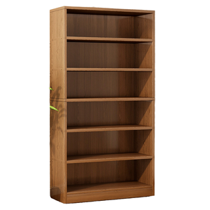 Modern <strong>Narrow</strong> Wooden Bookcase Wall Storage Cabinet | <strong>Shelf</strong> <strong>Unit</strong> for Living/Bedroom/Office, Integrated Floor Rack Simple Design - Product Image 1