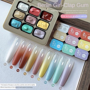 Palette neuf couleurs <span class=keywords><strong>Berlin</strong></span> Girl Series 2025 Nouveau gel de vernis à ongles d'ombrage Gradient hors grille Gel Pat longue durée pour Nail Art - Product Image 2