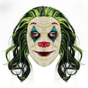 Máscara de Látex de Cabeza Completa de Terror para Halloween, Diseño de Payaso Revenante, Mismo Estilo que 'El Regreso de los Muertos', para Fiestas de Disfraces y Juegos de Rol - Product Image 2