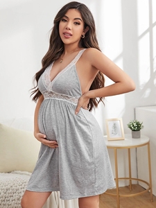 <span class=keywords><strong>Ensemble</strong></span> <span class=keywords><strong>de</strong></span> pyjama <span class=keywords><strong>de</strong></span> maternité en dentelle, robes <span class=keywords><strong>de</strong></span> maternité, vêtements <span class=keywords><strong>de</strong></span> grossesse pour femmes - Product Image 5