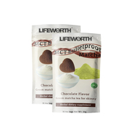 LIFEWORTH Poudre de Matcha et de Cacao de Qualité Cérémoniale - Mélange de Boisson Fonctionnelle Instantanée - Fourniture en Vrac OEM Marque Privée