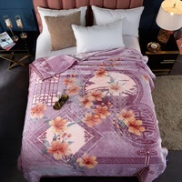 100% Polyester Emboss Raschel Plüsch Nerz Decke Super Soft Four Seasons Verwenden Sie Anti-Pilling ungiftig
