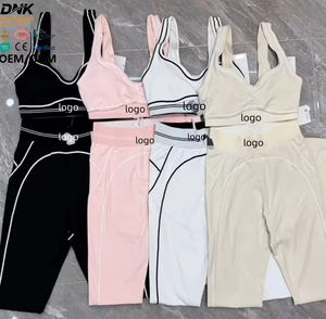 LVD293 Ingrosso <span class=keywords><strong>Abbigliamento</strong></span> <span class=keywords><strong>Sportivo</strong></span> di <span class=keywords><strong>Marca</strong></span> Famosa: Reggiseno <span class=keywords><strong>Sportivo</strong></span> Traspirante e Pantaloni Yoga Aderenti per Yoga e Fitness - Product Image 1