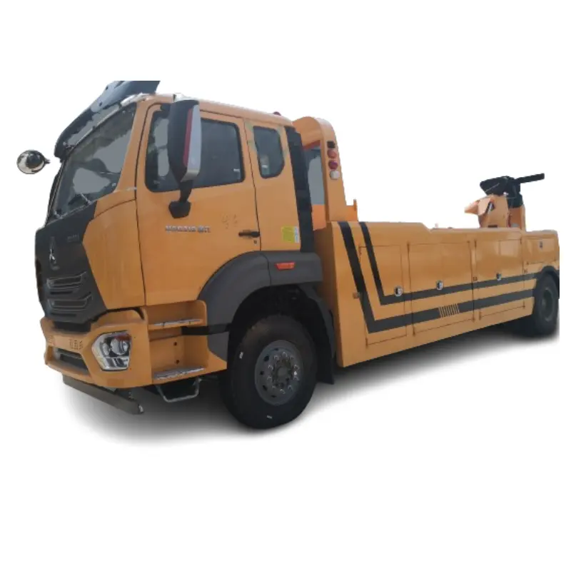 High Quality Wrecker Tow Truck with Crane Road Rescue Vehicle New