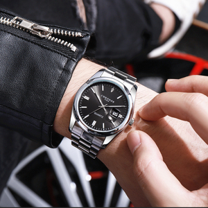 Nuevo Reloj de Pulsera <span class=keywords><strong>CHRONOS</strong></span> de Lujo para Hombre, Resistente al Agua, Luminoso, con Fecha, de Acero Inoxidable, de Cuarzo - Product Image 5