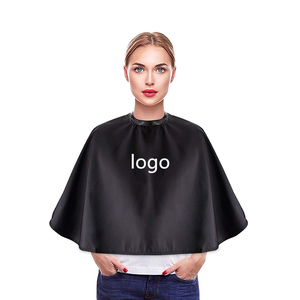 Tablier court imperméable personnalisé avec logo brodé pour salon de beauté, barbier, maquillage, coiffure, cape de shampooing pour maquilleur - Product Image 1