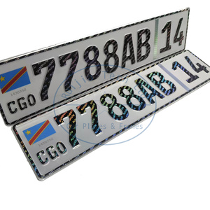 Cờ ba chiều và cgo Dân Chủ Cộng Hòa Congo biển số đầy đủ - Product Image 4