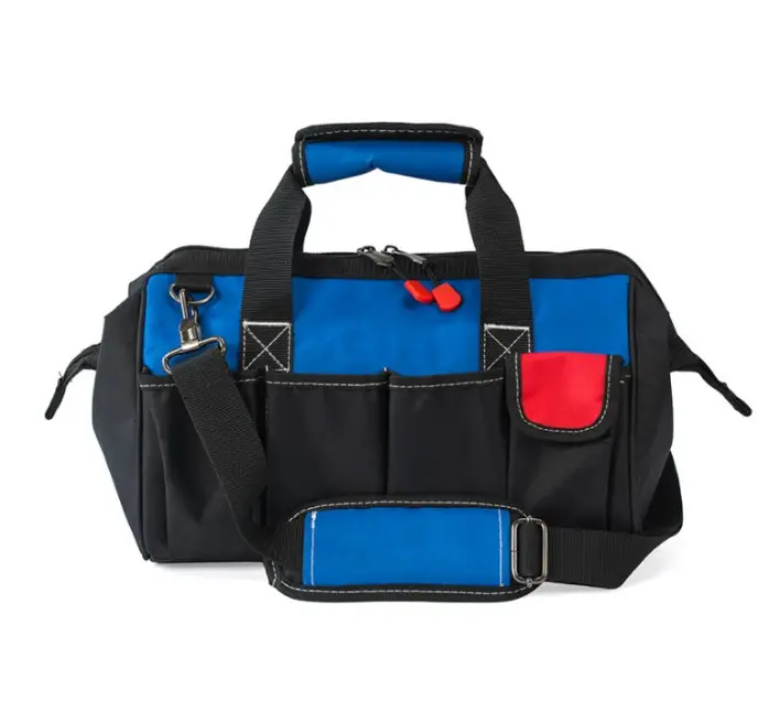 Vente en gros de sacs à outils en toile Sac à outils de travail portable pour électricien robuste Sac à outils Kit de sangle électrique