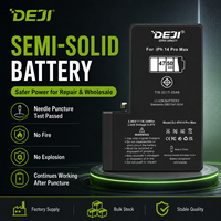 DEJI Grosir Baterai Semi Solid untuk iPhone 14 Series, Suku Cadang Pengganti untuk Bengkel dan Refurbishing