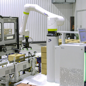 Robot collaboratif de manutention de 20 kg <span class=keywords><strong>FANUC</strong></span> <span class=keywords><strong>CRX</strong></span> 20iA avec pince robotique pour la palettisation de matériaux emballés en caisses - Product Image 5