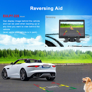 Màn Hình Xe Hơi 7 Inch Với Camera Biển Số 720P Châu Âu Để Đảo Chiều Xe - Product Image 2