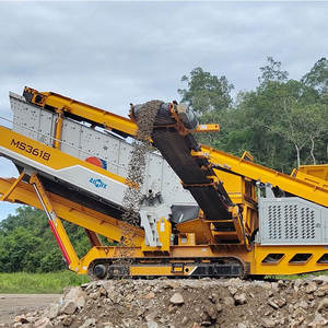 โรงงานบดแบบเคลื่อนที่ชนิดรถตีนตะขาบสำหรับการกำจัดขยะก่อสร้าง - Product Image 2