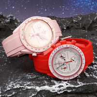 Bracelets de montre en silicone de haute qualité, extrémités courbées, 20 mm et 22 mm, bracelet de montre en caoutchouc pour Rolex, pour Omega Moonswatch, bracelet de plongée