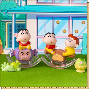 Yu Mo Cartoon Baby Rocking Figurines <b>Mini</b> Toy Desktop Decor Gift Unisex - Product Image 1