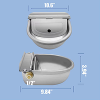 Nouvelle Abreuvoir Automatique MUHE pour Bétail avec Valve à Flotteur à Bille en Plastique et Composants Essentiels pour Réservoir d'Eau Agricole