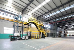 Ligne de production de membranes d'étanchéité en bitume modifié SBS/APP, étanche avec boîte de vitesses, roulement, moteur, composants principaux du PLC - Product Image 2