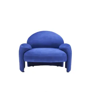 Nueva tendencia de diseño de terciopelo azul muebles para el hogar para sala de estar moderna