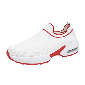 Zapatillas de Plataforma de Moda al por Mayor con Diseño Novedoso, Amortiguación de Aire Flexible, Suela Gruesa, Calcetines Deportivos, Ideales para Caminar Casualmente en Primavera - Product Image 1