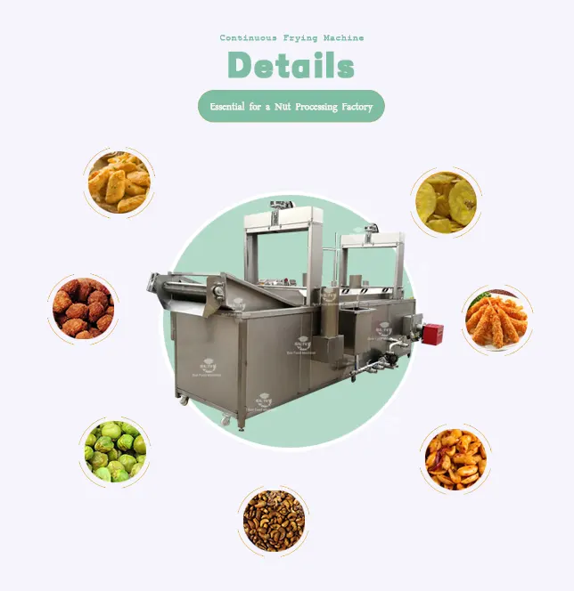 Sausage potato frying machine coated french fries equipment deep fryer for fried chicken sweet potato