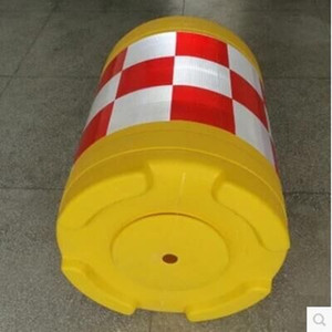 Poteau de signalisation routière en caoutchouc anti-collision Longda, 36 pouces, en plastique, avec film réfléchissant pour les intersections - Product Image 2