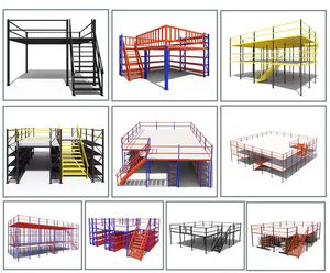 Strong Load <strong>Capacity</strong> Steel Structure Platform <strong>Mezzanine</strong> Floor <strong>Racking</strong> Shelf Rack Shelves for Warehouse Office - Product Image 2