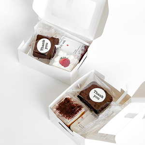 Regalo Mini Packaging Bento Parcel Desgin <span class=keywords><strong>Crazy</strong></span> 10x14 Caja de pastel personalizada 8x8 con rejillas - Product Image 2