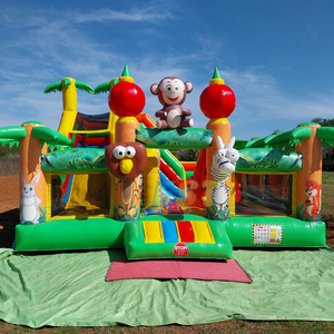 Château gonflable pour enfants et adultes, grand toboggan gonflable pour aire de jeux, château gonflable pour sauter - Product Image 1