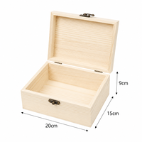 Boîte à souvenirs en bois massif de qualité supérieure avec fermoir en bronze, grande boîte d'archives de bureau pour cadeau de luxe et décoration intérieure de boutique