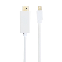 Adaptateur Mini Dp vers hdmi Convertisseur 4k Dp1.2v Compatible avec Thunderbolt pour extension d'ordinateur portable