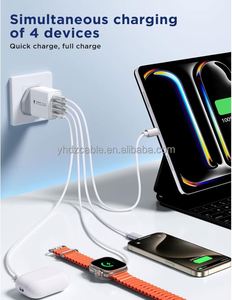 Hot Selling 40W Safety Wall Charger 3USB C+QC3.0 USB Multi Port Fast Charging Head for Samsung, Huawei iphone - Product Image 5