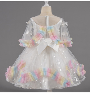 ชุดเดรสทางการสำหรับเด็กผู้หญิงอายุ1ขวบเดรสแบบใหม่ชุดเดรสแบบทางการสำหรับงานแคทวอล์ชุดราตรีเจ้าหญิงชุดเดรสฟูฟ่องฤดูร้อนสไตล์ใหม่ - Product Image 6