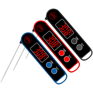 מדחום אלחוטי מתקפל ועמיד למים עם צג LCD דיגיטלי לתנור, ברביקיו ובשר, קריאה מיידית, מופעל על ידי סוללה, לשימוש ביתי במטבח, OEM - Product Image 5