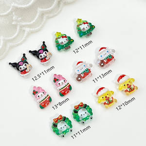 Nuovi accessori per unghie di natale con cartoni animati graziosi decorazioni per unghie 3D gatti Kuromi - Product Image 6