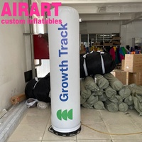 Tube lumineux gonflable, colonne led pour la publicité
